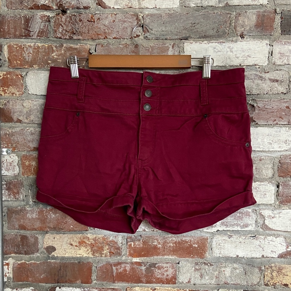 Women's Burgundy Shorts Mossimo